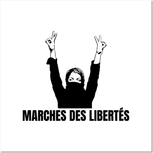 Marches des libertés manifestation Posters and Art